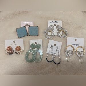 Korean style holiday earring mix
